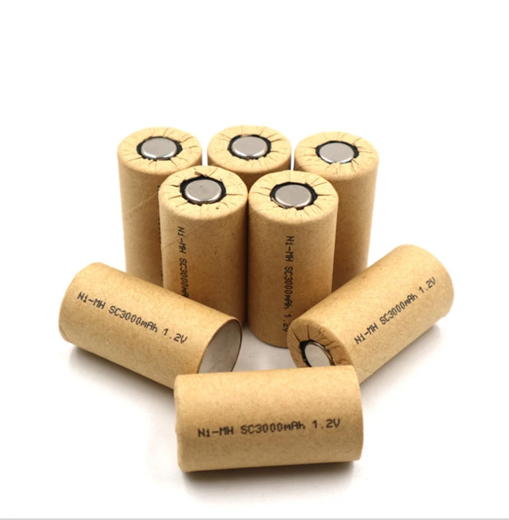 1.2 V 3000mAh 充電式バッテリー